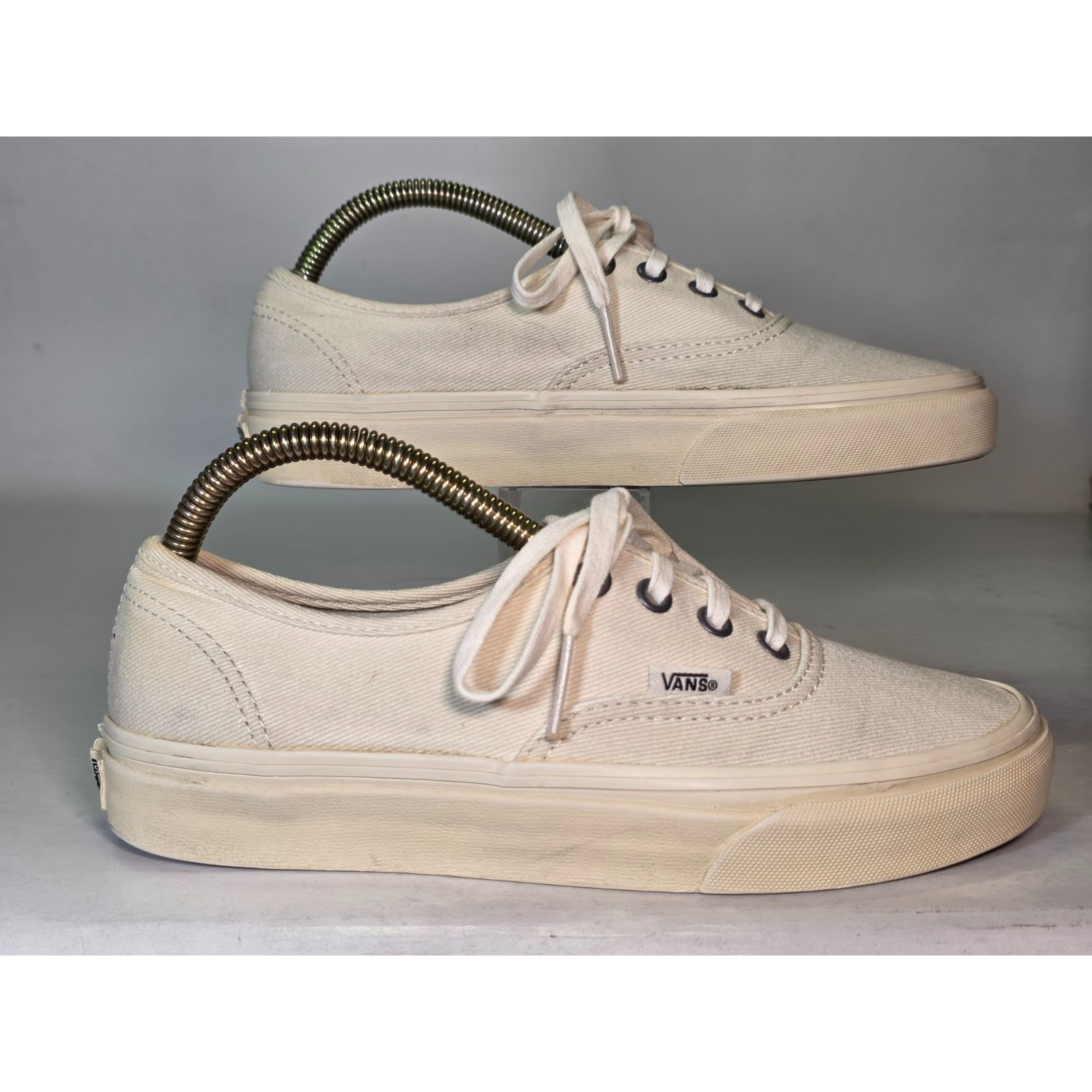Vans Off The Wall Men's Sneakers Size 5.5 Women's 7 Cream Skate Canvas Shoes